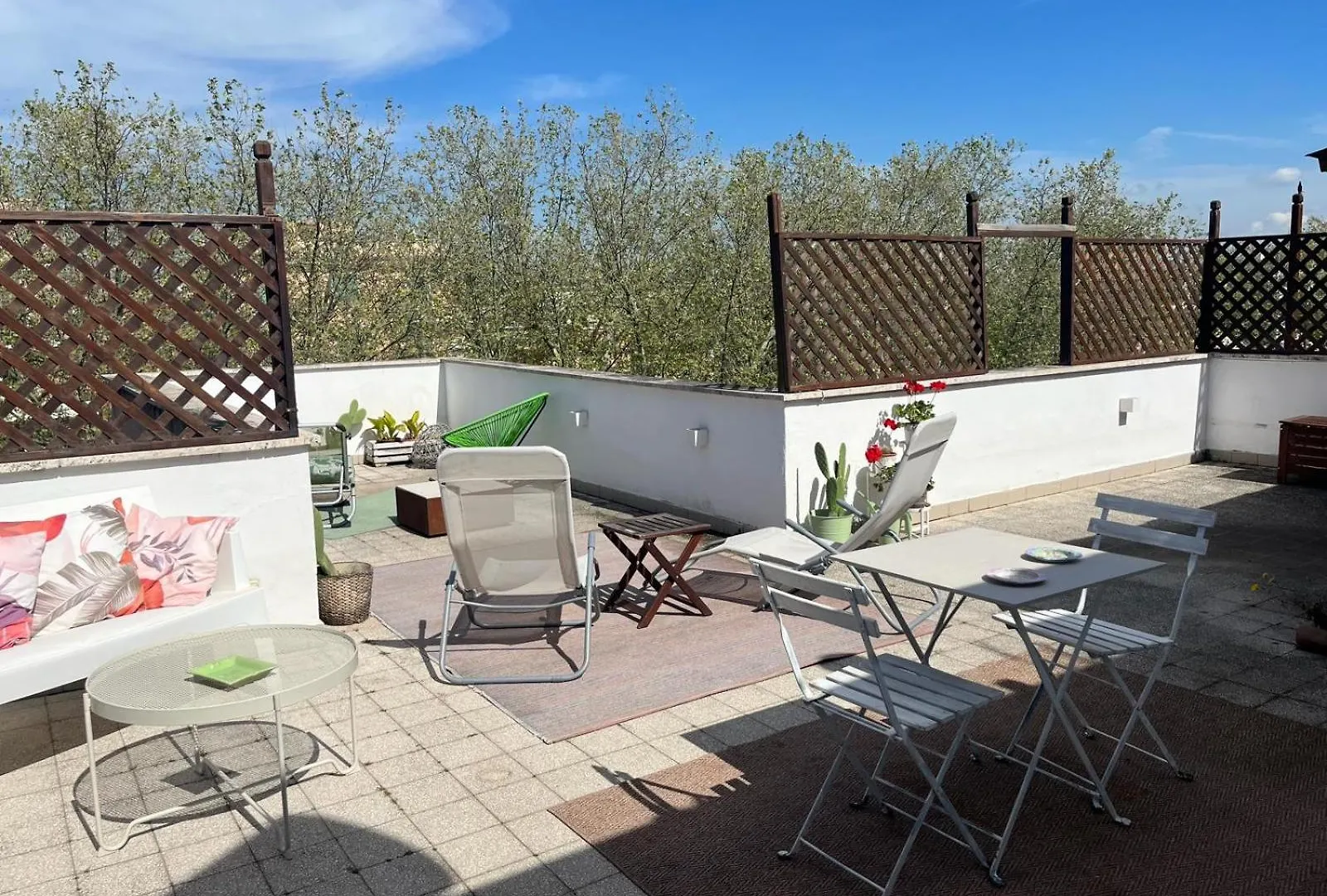 Monteverde Double Terrace Penthouse Rome Italy